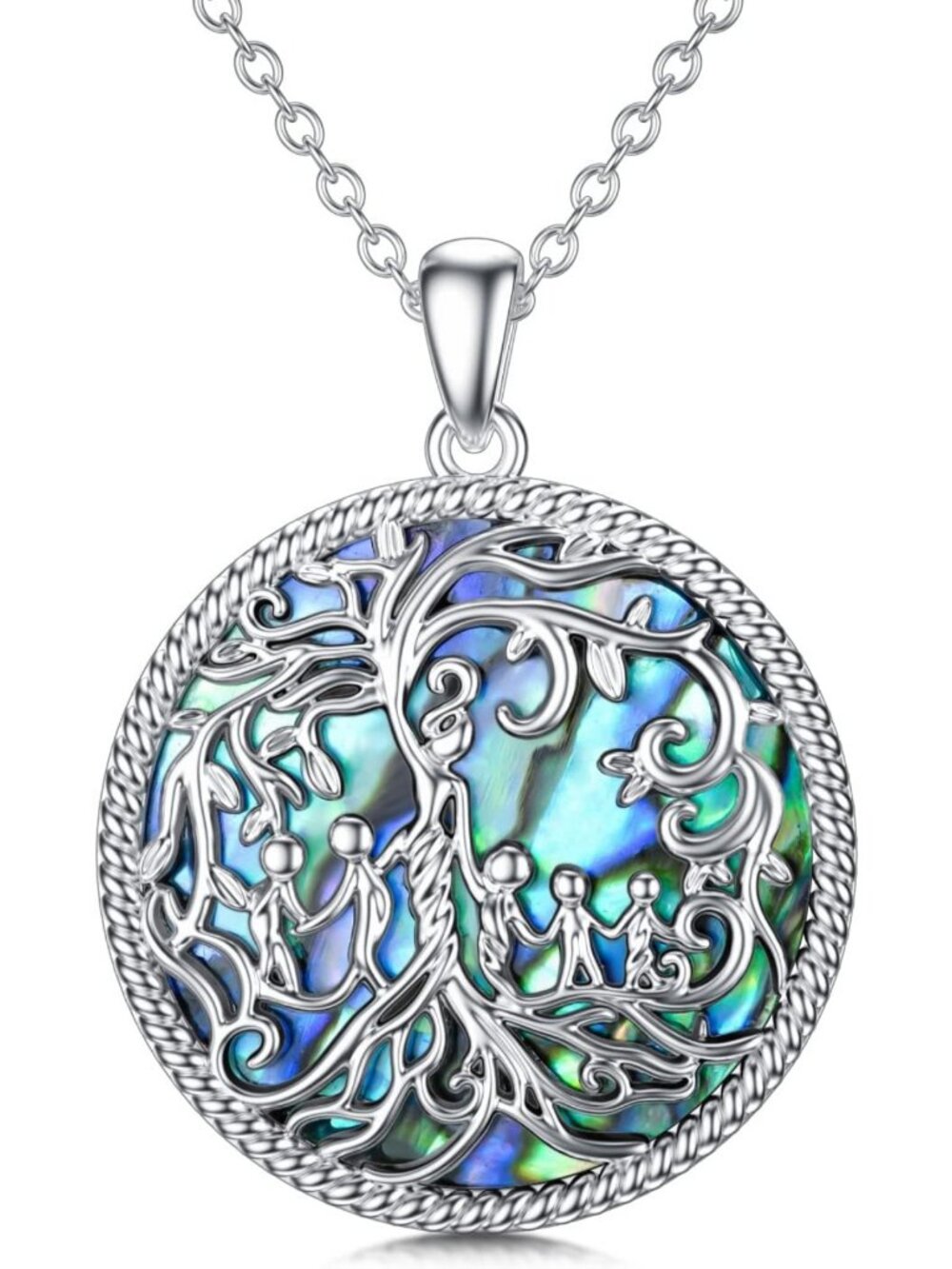 Tree of Life Necklace for Mom - 925 Sterling Silver Jewelry Gift for Women